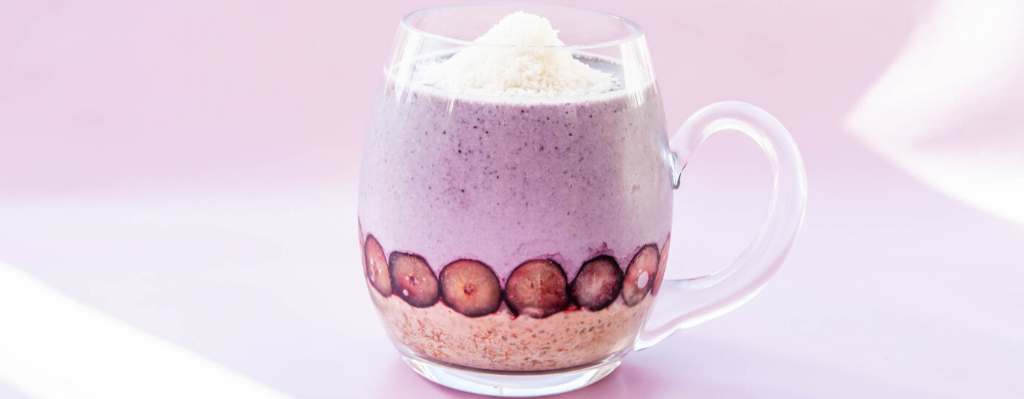 Almond Butter Blueberry Smoothie